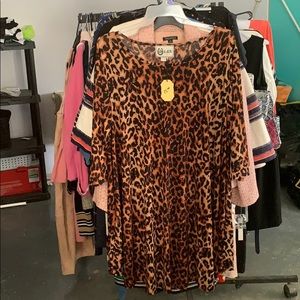 L&B Leopard Dress Size 3X